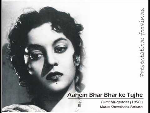 Aahen Bhar Bhar Ke - Song Cover Image