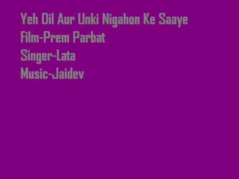 Yeh Dil Aur Unki - Song Cover Image
