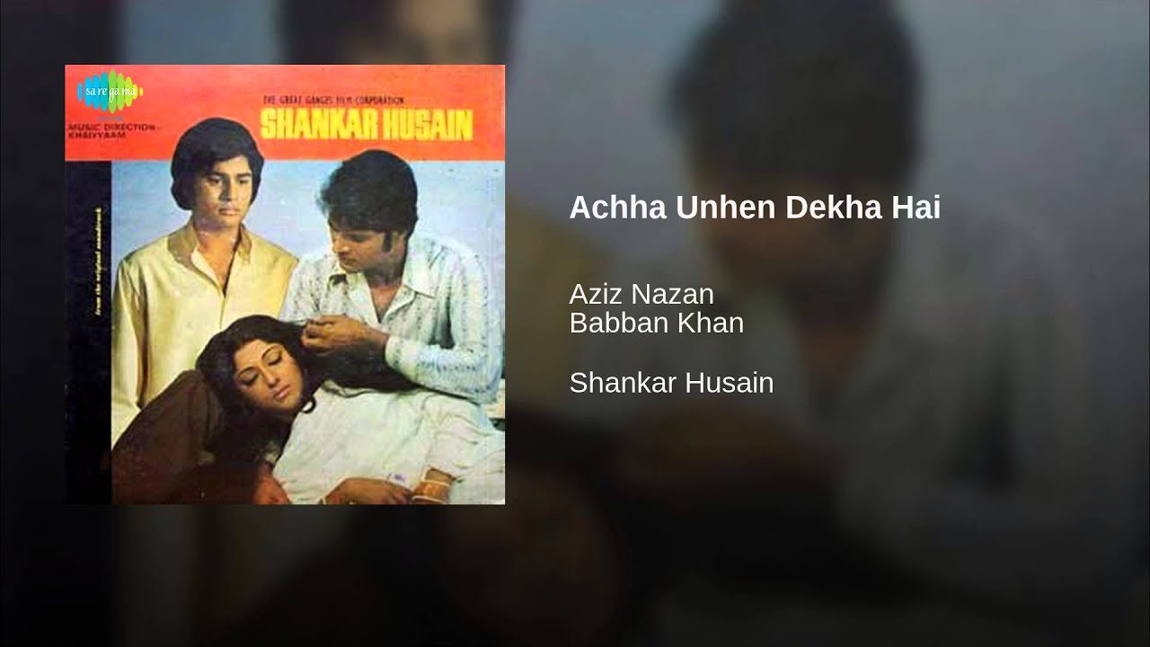 Achha Unhey Dekha Hai - Song Cover Image