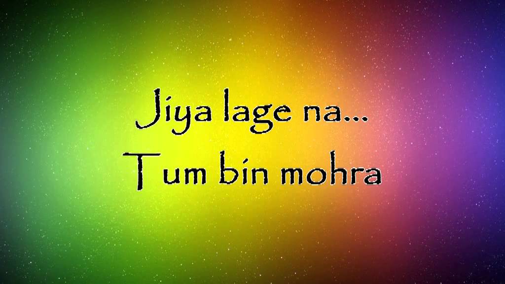 Jiya Lage Na - Song Cover Image