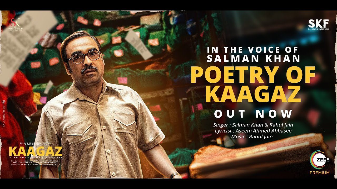 Poetry Of Kaagaz - Song Cover Image