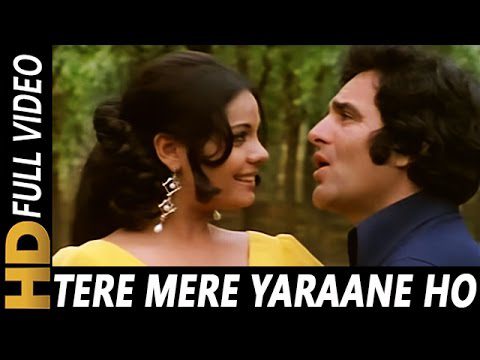 Tere Mere Yaraane Ho - Song Cover Image