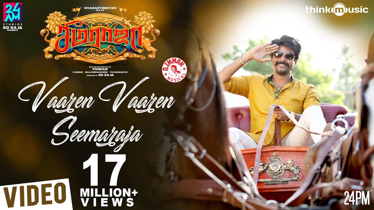 Vaaren Vaaren Seemaraja - Song Cover Image