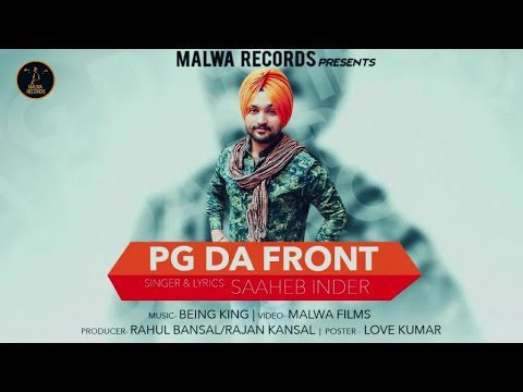PG Da Front (Title) - Song Cover Image